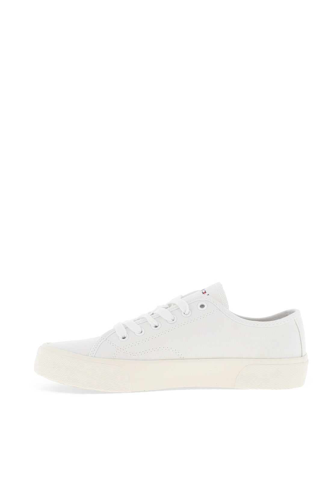 Tommy Jeans Womens Canvas Trainers, White
