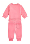 Tommy Hilfiger Baby Girls Logo Jumper and Joggers Set, Pink