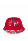 Tuc Tuc Girl Reversible Woven Floral Hat, Multi