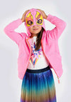 Billieblush Masked Hoodie, Pink