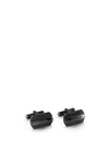 Guess Perforated Cufflinks, Black
