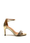 Una Healy Chasing Cars Heeled Sandals, Gold