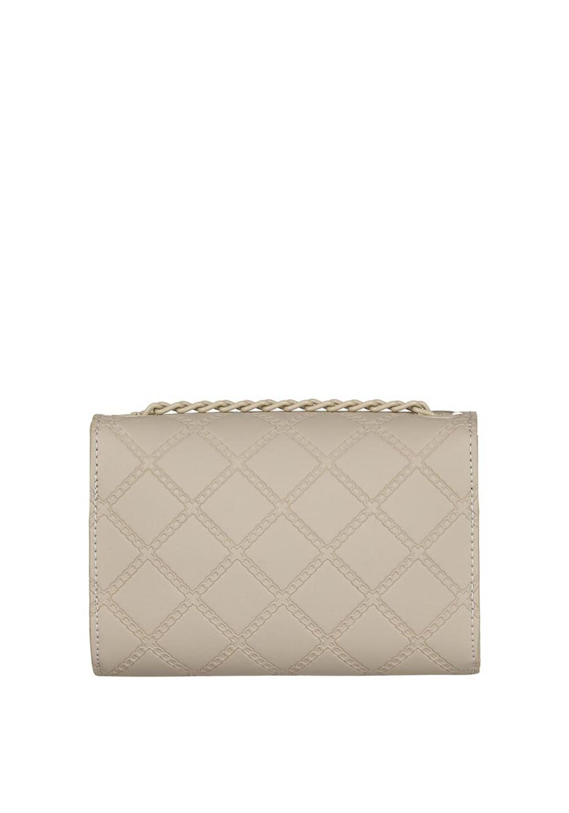 Valentino Blush Debossed Crossbody Bag, Ecru