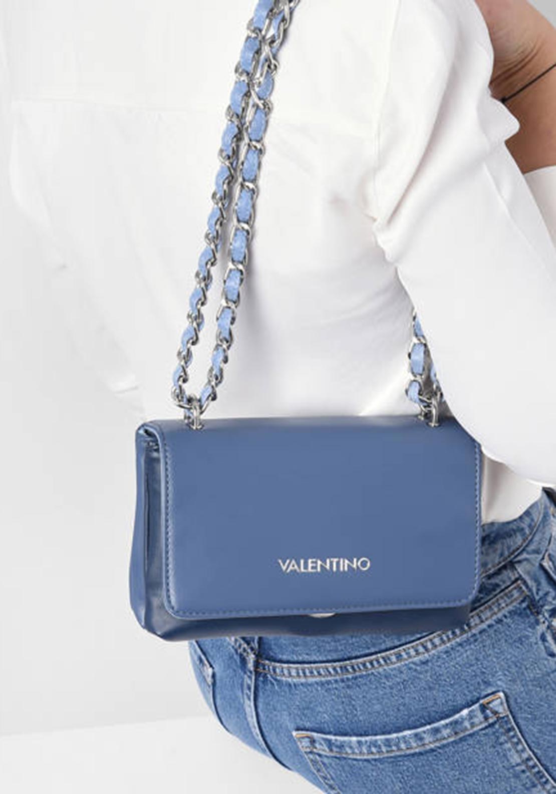 Valentino Handbags Klenia Crossbody Bag, Blue