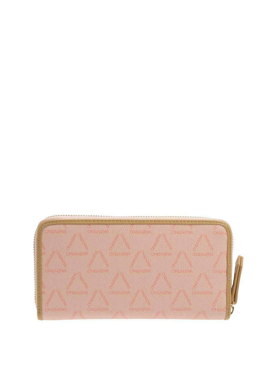 Valentino Handbags Liuto Logo Zip Around Purse, Pink Multi