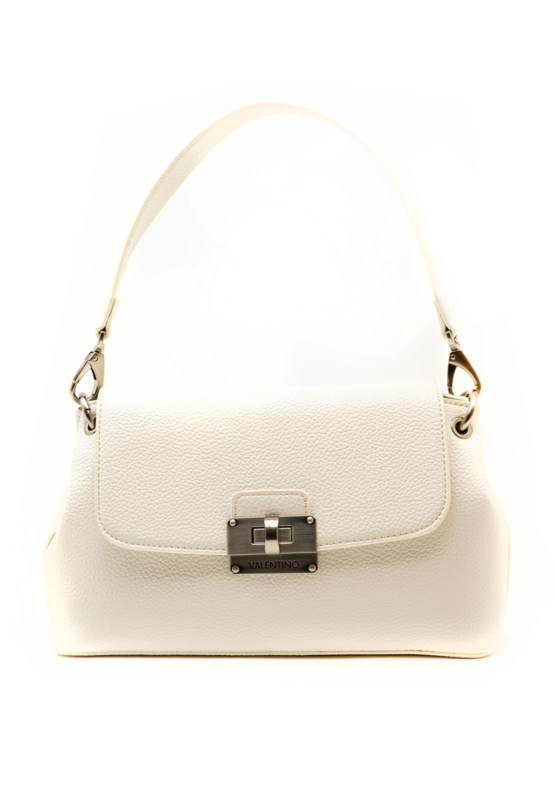 Valentino Handbags Branca Small Shoulder Bag, White