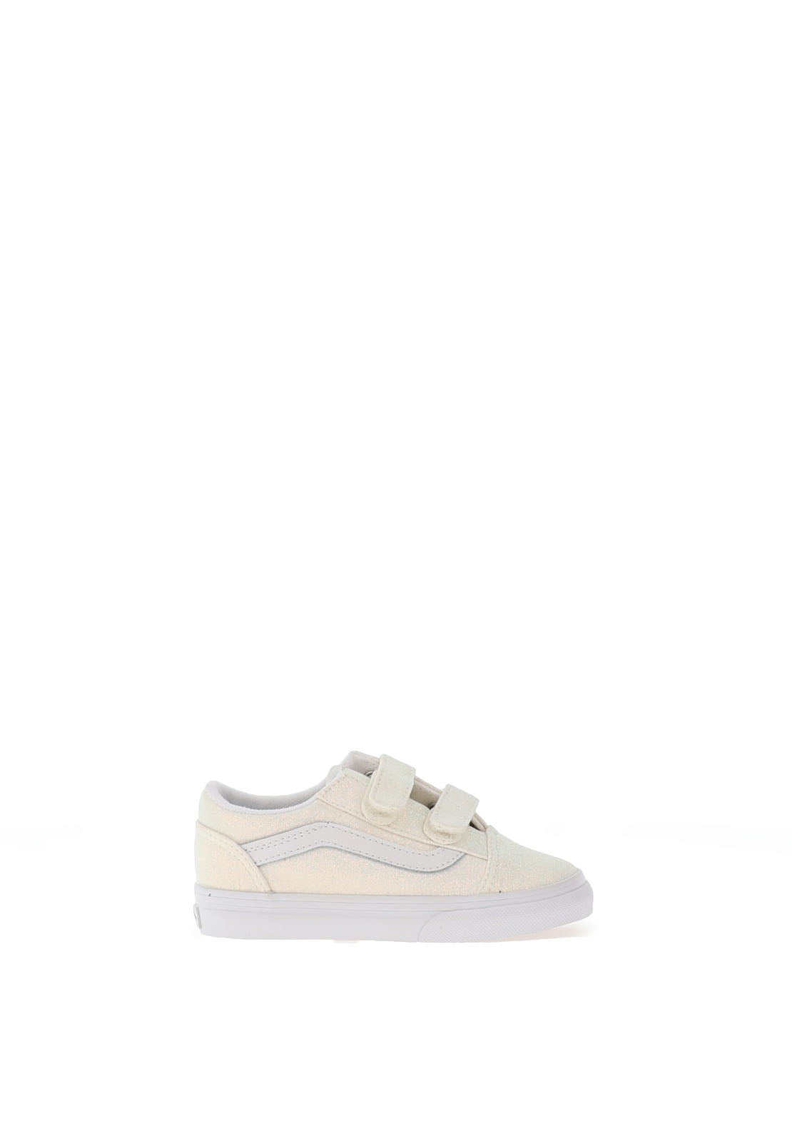 Vans Baby Girls Old Skool Trainers, Glitter White McElhinneys