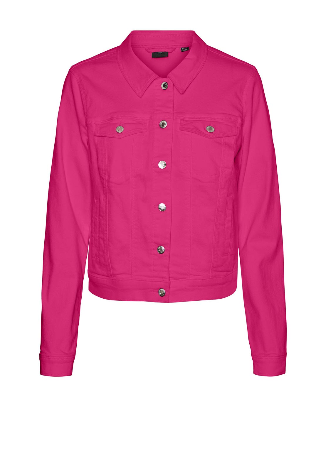 Vero Wild Denim Jacket, Pink Yarrow McElhinneys