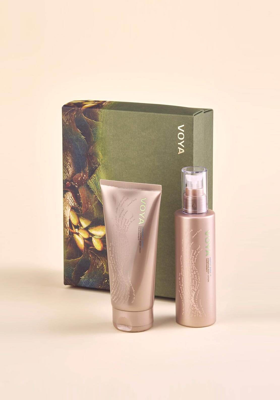 Voya Body Wash & Body Lotion Gift Set, Lime & Mandarin McElhinneys