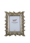 WJ Sampson Champagne Feathered Photo Frame, 5 x 7