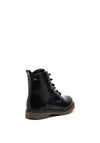 Xti Girls Patent Lace Up Boots, Black
