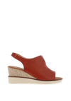 Zanni & Co. Mirfa Wedge Sandals, Paprika