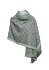 Zelly Icon Wrap Scarf, Green