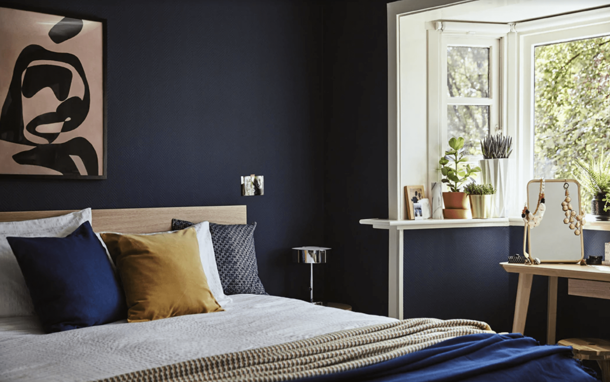 McElhinneys Interior Inspiration Navy & Ochre McElhinneys