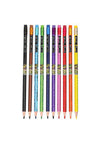 Dino World By Depesche 10 Erasable Colouring Pencils