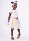 Ebita Girls Unicorn Tulle 3 Piece Set, Multi