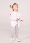 Ebita Baby Girl Sweet 3 Piece Tracksuit, Pink