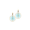 Angela D’Arcy Filigree Earrings, Gold & Blue