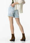Tiffosi Benny Denim Ripped Effect Shorts, Light Blue Wash