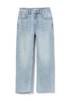 Tiffosi Solange Cropped Straight Leg Jeans, Blue