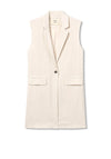 Tiffosi Portel Sleeveless Blazer Dress, Beige