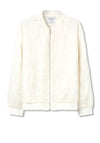 Tiffosi Craft Embroidered Sequin Bomber Jacket, Cream