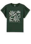 Tiffosi Bambu Mirror Graphic T Shirt, Green