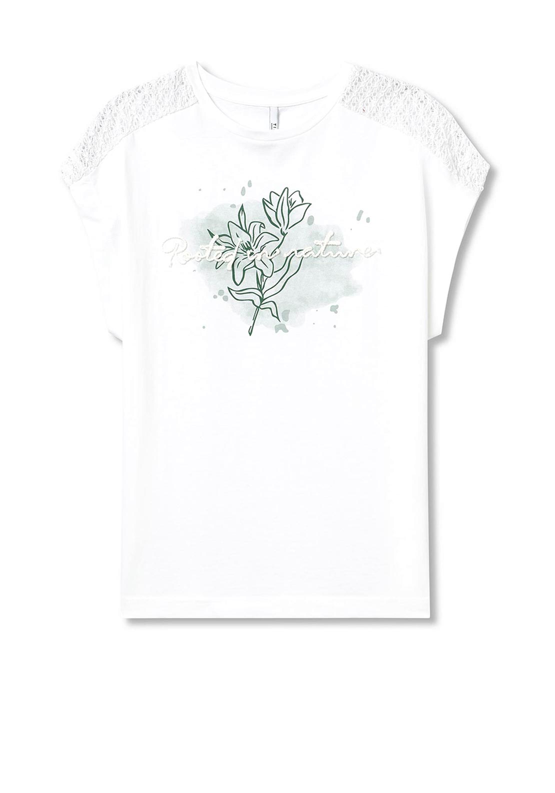 Tiffosi Onca Graphic T Shirt, White