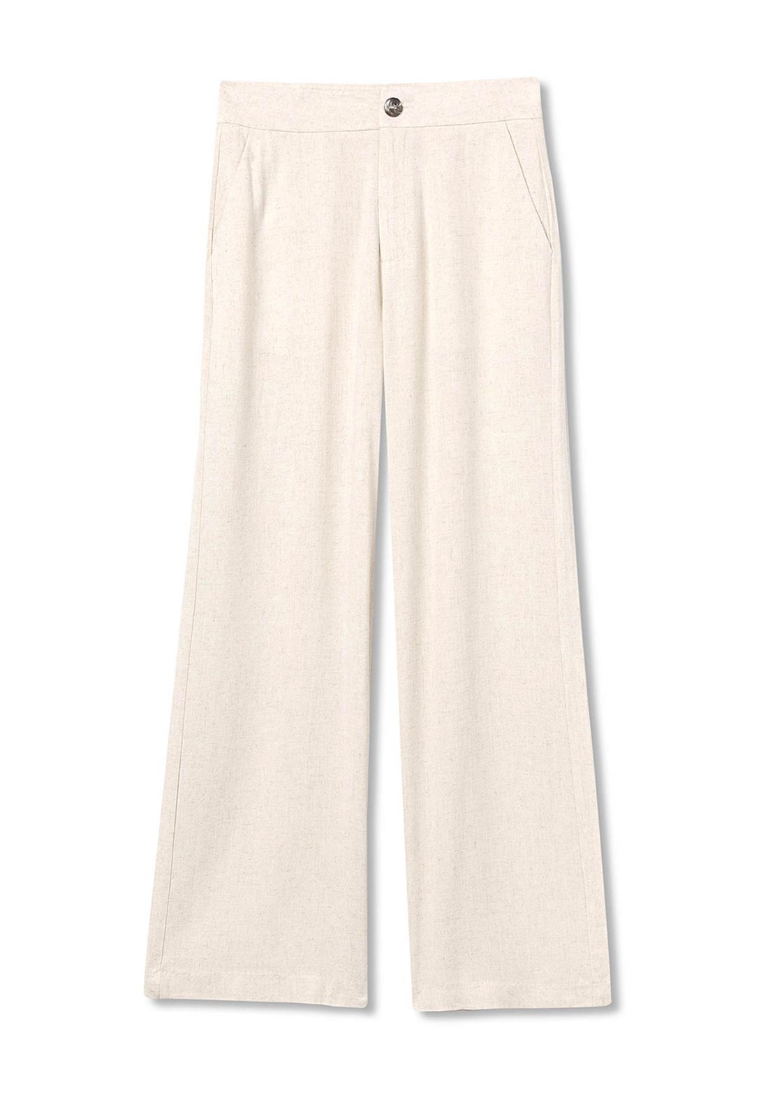 Tiffosi Portel Wide Leg Trousers, Beige