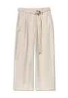 Tiffosi Joana Linen Blend Culottes, Beige