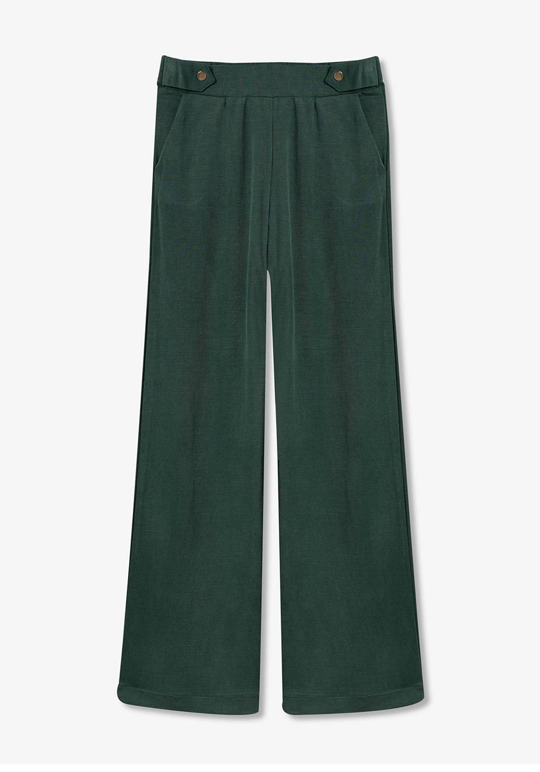 Tiffosi Cauana Wide Leg Trousers, Green