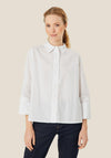 Masai Ilonka Solid Colour Cotton Shirt, White