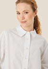 Masai Ilonka Solid Colour Cotton Shirt, White