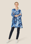 Masai Gali Bubble Dye Print Tunic Blouse, Powder Blue