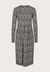 Masai Namo Jersey Print Midi Dress, Black