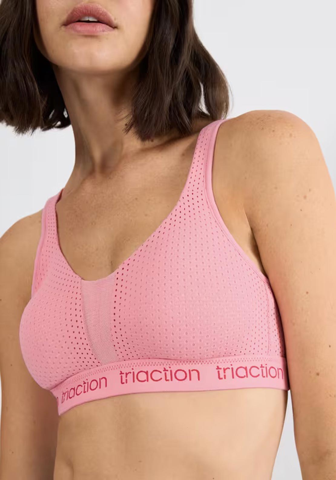 Triumph Triaction Energy Lite Non Wired Bra, Pink