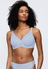 Triumph Amourette Minimiser Wired Bra, Blue