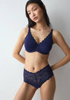 Triumph Amourette W01 Wired Bra, Navy