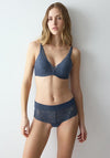 Triumph Body Make Up Illusion Lace Bra, Blue