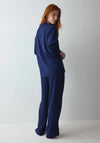 Triumph Amourette Jacquard Pyjama Set, Navy