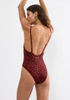 Triumph Midnight Swim Print Low Back Swimsuit, Orange