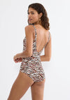 Triumph Summer Wild Low Back Swimsuit, White Multi