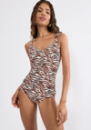 Triumph Summer Wild Low Back Swimsuit, White Multi