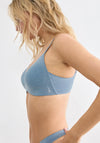 Sloggi Zero Feel Pure Push Up Bra, Blue