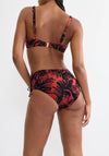 Triumph Summer Palm Print Maxi Bikini Brief, Orange