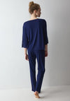 Triumph Amourette PK Pyjama Set, Navy