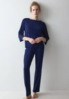 Triumph Amourette PK Pyjama Set, Navy
