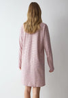 Triumph Long Sleeve Stripe Nightdress, Pink