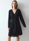 Triumph Comfort Long Sleeve Dressing Gown, Black