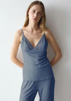 Triumph Comfort Allure Camisole Pyjama Top, Blue